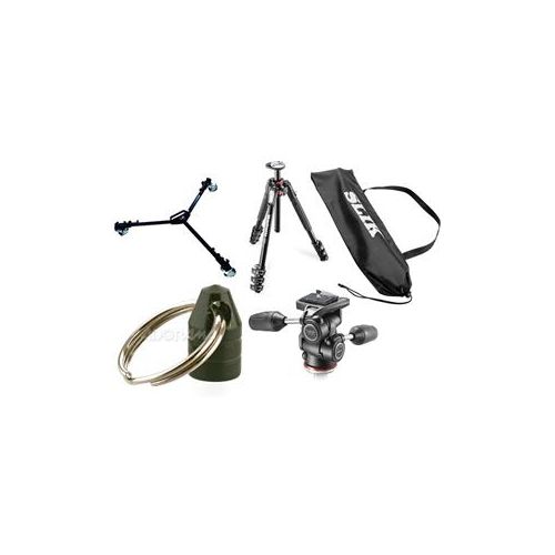  Adorama Manfrotto MT190XPRO4 4-section Aluminum Tripod w/804RC2 Pan-Tilt Head & Kit MT190XPRO4 E