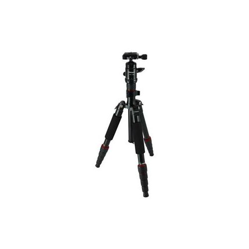  Adorama FotoPro X4i-E 5-Section Aluminum Tripod with FPH-42Q Ball Head, Black X4I-E BLACK