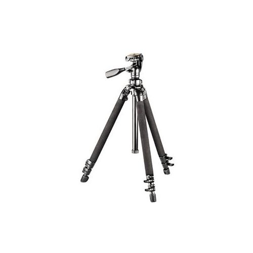  Adorama Bushnell 3-section Aluminum Tripod with 3-Way Pan Head - Black 784030