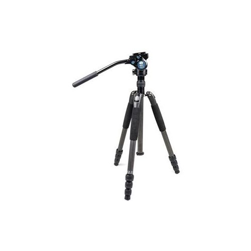  Adorama Sirui T-004SK 4-Section Aluminum Tripod with VA-5 Video Head T004SKVA5