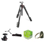 Adorama Manfrotto MT190XPRO4 4-section Aluminum Tripod w/496RC2 QR Ballhead & Kit MT190XPRO4 C