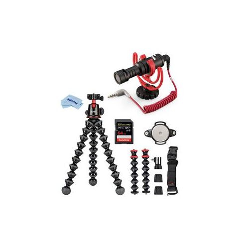  Adorama Joby GorillaPod 5K Premium Kit w/Rig for DSLR Camera, Mic and Lights Black JB01522 H