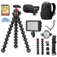 Adorama Joby GorillaPod 5K Kit Travel Kit w/Rig for DSLR Camera Black/Charcoal/Red JB01522 F