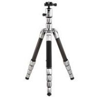 Adorama MeFOTO RoadTrip S Carbon Fiber Travel Tripod/Monopod, Titanium RTSCTTN