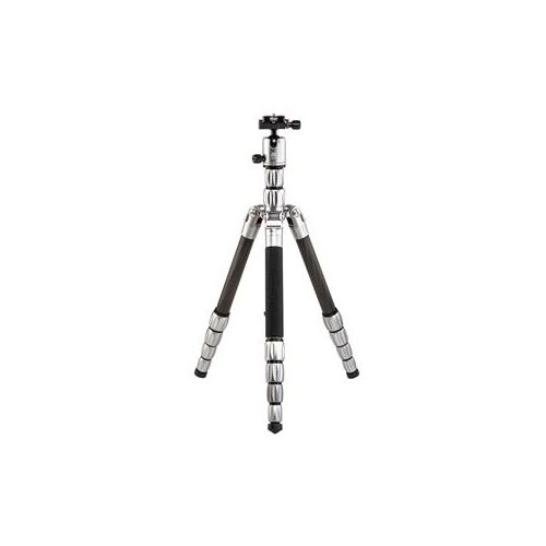  Adorama MeFOTO RoadTrip S Carbon Fiber Travel Tripod/Monopod, Titanium RTSCTTN