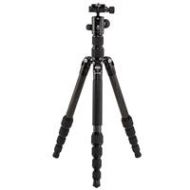 Adorama Benro Tripster Travel Carbon Fiber Tripod/Monopod, 0 Series, Black FTR09CB00GBLK