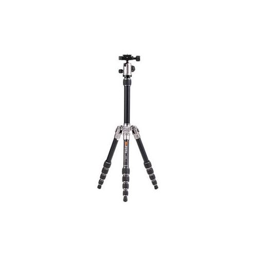  Adorama MeFOTO A0350QT 5-section Aluminum Tripod with BallHead -Silver A0350Q0T