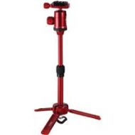 Adorama Sirui 3T-35R 1-Section Aluminum Table Top Tripod, Red SU3T35R