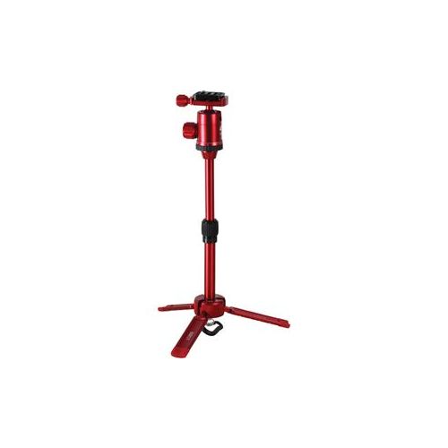  Adorama Sirui 3T-35R 1-Section Aluminum Table Top Tripod, Red SU3T35R