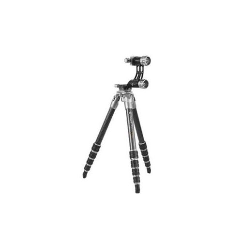  Adorama FotoPro E-6 Eagle Series 5-Section Carbon Fiber Tripod with Gimbal Head E-6