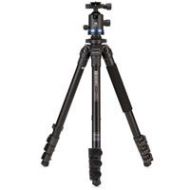 Adorama Benro Adventure Aluminum Series 2 Tripod Kit with IB2 Head, 4 Section TAD28AIB2