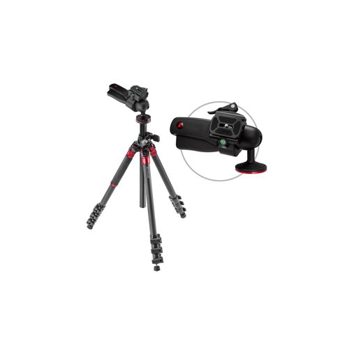  Adorama 3Pod Orbit 4 Section Tripod with Pistol Grip Ballhead, Carbon Fiber 3P-P4COR-K1