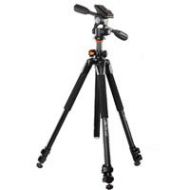 Adorama Vanguard 263AP 3-section Aluminum Tripod with PH-32 Pan Head - Black ALTA PRO 263AP