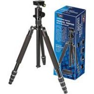 Adorama VidPro AT-62 VentureMaxx 62 Pro Aluminum Travel Tripod, Quick Release Ball Head AT-62