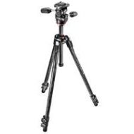 Adorama Manfrotto MK290XTC3-3WUS 290 Xtra Carbon Fiber Tripod Kit w/3 Way Pan Tilt Head MK290XTC3-3WUS