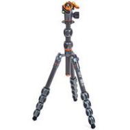 Adorama 3 Legged Thing Leo 2.0 Tripod System & AirHed Pro Lever, Metallic Slate Gray LEOKITGREY2