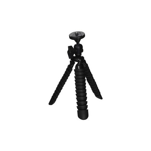  Adorama Vivitar 7 Small Rubberized Spider Tripod for Digital Cameras, Black VIV-SP-7-BLK