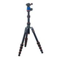 Adorama 3 Legged Thing Punks Corey 5-Section Tripod + AirHed Neo Ball Head, Blue/Orange COREY