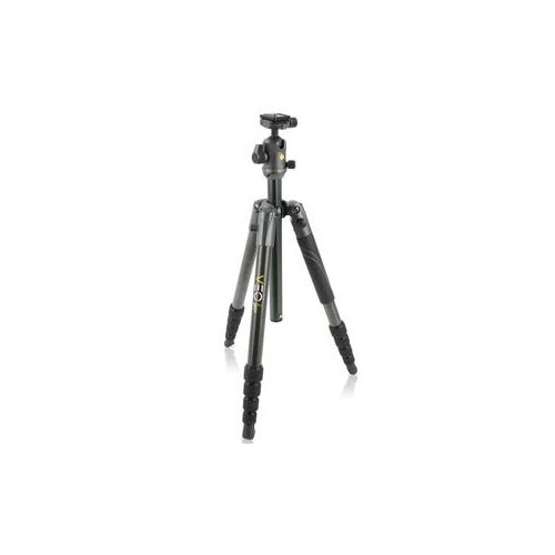  Adorama Vanguard VEO 2 265CB 5-Section Carbon Fiber Tripod with BH-50 Ball Head, Gray VEO 2 265CB