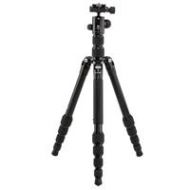 Adorama Benro Tripster Travel Aluminum Tripod/Monopod, 0 Series, Black FTR09AB00GBLK