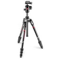 Adorama Manfrotto Befree Advanced CF Travel Tripod with 494 Ball Head, Twist Lock, Black MKBFRTC4-BHUS