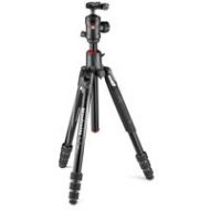 Adorama Manfrotto Befree GT XPRO Travel Aluminum Tripod with MH496 Ball Head MKBFRA4GTXP-BUS