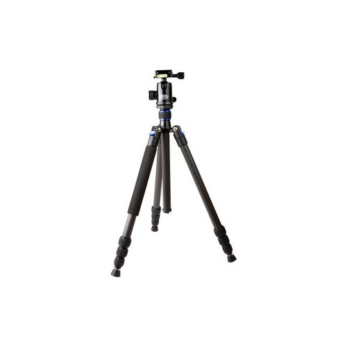  Adorama Tiffen TR654C-36 Traverse 4-Section Carbon Fiber Grounder Tripod with Ball Head TR654C-36