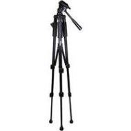 Adorama Vivitar 72 3-section Aluminum Tripod with 3-Way Pan Head - Black VIV-VPT-6072