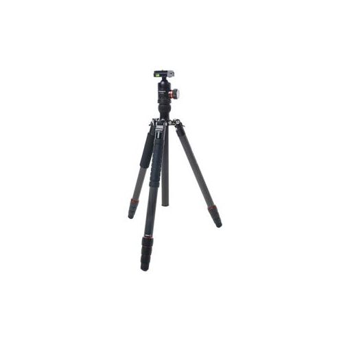  Adorama FotoPro X-Go Max Carbon Fiber Tripod with Built-In Monopod, FPH-62Q Ball Head X-6CN