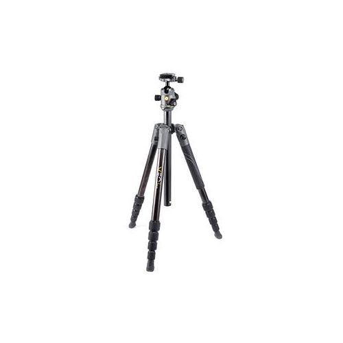  Adorama Vanguard VEO 2 235CB 5-Section Carbon Fiber Tripod with BH-50 Ball Head, Gray VEO 2 235CB