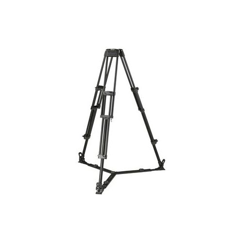  Adorama Miller Toggle 2-Stage Alloy Tripod (Ground-Level Spreader Ready), 100mm Diameter 402G