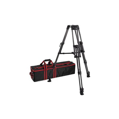  Adorama Acebil T3002CM 150mm Ball Base Carbon Fiber Tripod, MS-7 Mid-Level Spreader T3002CM