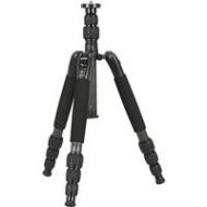 Adorama Sirui T-1204S T-S Carbon Fiber Travel Tripod / Monopod, 26.4 lb Capacity, Black T1204SK