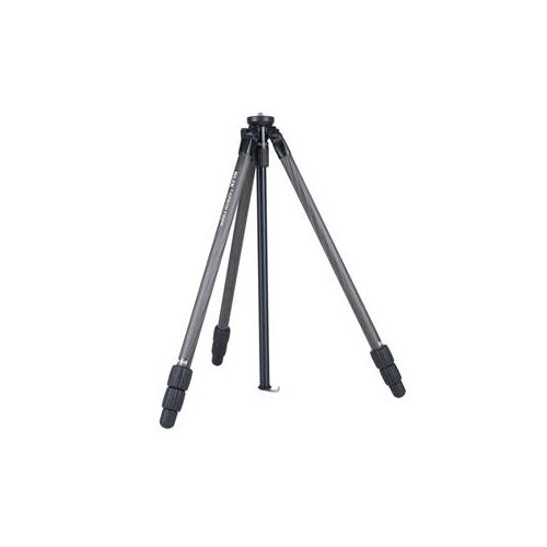  Adorama Slik PRO CF-633 Carbon Fiber Tripod, 3 Leg Section, Max Work Height 64.2, Black 611-894