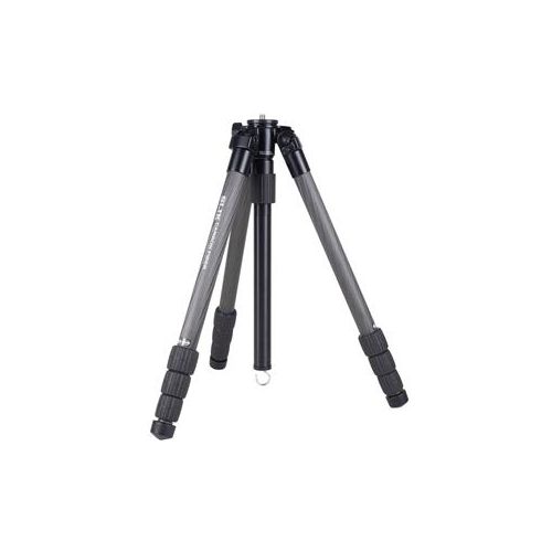  Adorama Slik PRO CF-834 Carbon Fiber Tripod, 4 Leg Section, Max Work Height 64.9, Black 615-923