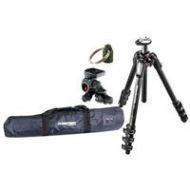 Adorama Manfrotto MT055CXPRO4 Carbon Fiber 4 Sect Tripod W/410 Jr Head And Accessories MT055CXPRO4 E