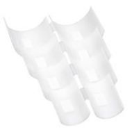 Adorama Mefoto White Nylon Leg Stops Set for RTSA - 12, 15, 18, 21mm (3-Piece Each) SMRTSA