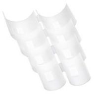 Adorama Mefoto White Nylon Leg Stops Set for RTSC - 12, 15, 18, 21mm (3-Piece Each) SMRTSC