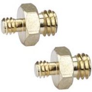 Adorama CAMVATE 1/4-20 to 3/8-16 Double Male Thread Adapter with Hex Nut, 2-Pack C0926