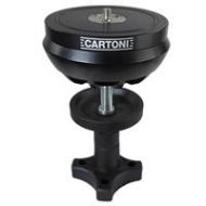 Adorama Cartoni Half Bowl for 100 mm Bowl Tripods 1/4 and 3/8 Mounting A923