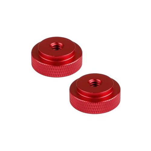  Adorama CAMVATE 1/4-20 Female Thumb Wheel Lock Nut Adapter, 2-Pack C1490