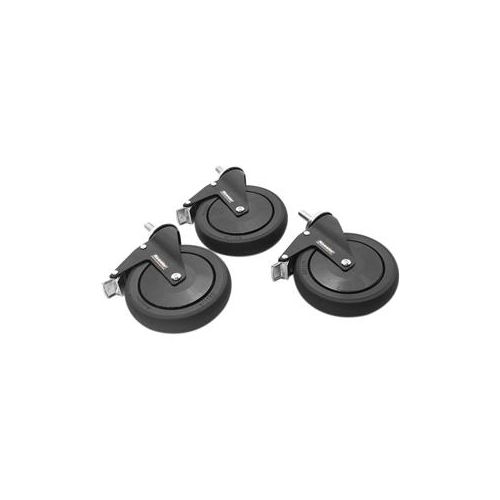  Adorama Kessler K-Pod 6 Standard Dual-Locking Caster Wheels, Set of 3 TH1006