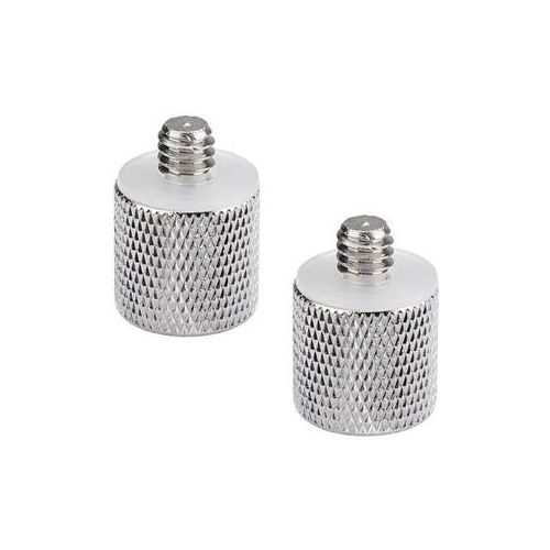  Adorama CAMVATE 3/8-16 Female to 1/4-20 Male Tripod Thread Reducer/Adapter, 2-Pack C0906