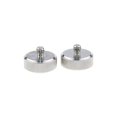  Adorama CAMVATE 3/8-16 Female to 1/4-20 Male Screw Adapter, 2-Pack C1043