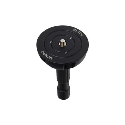  Adorama Benro BL100 100mm Half Ball Adapter for 3/8-16 Flat Base Tripod Heads BL100