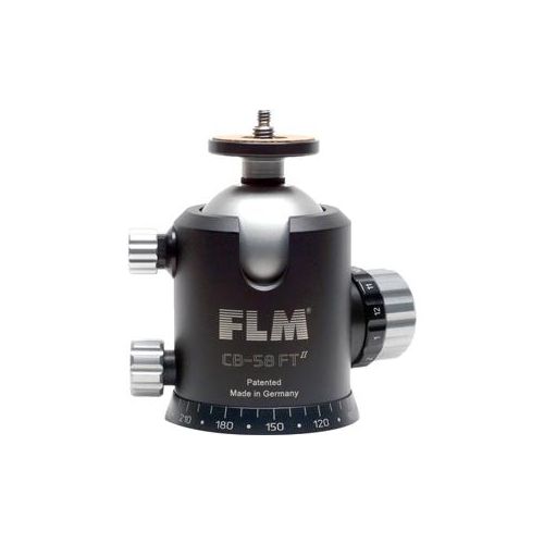  Adorama FLM CB-58 FT 58mm Ballhead with Friction Control and Tilt Function 12 58 903