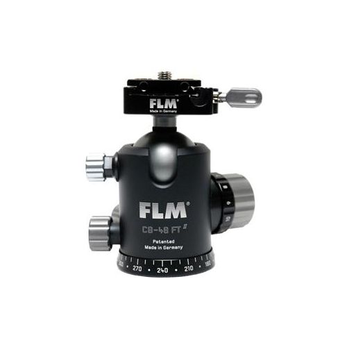  Adorama FLM CB-48 FTR 48mm Ballhead with QPR-70 Camera Plate 12 48 909