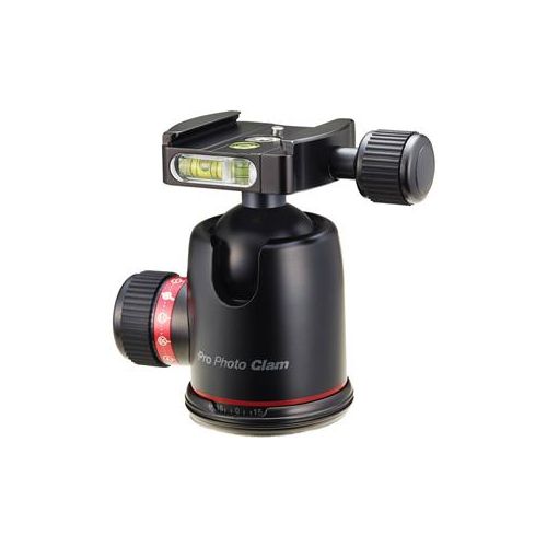  Adorama Photo Clam Pro Series Pro 38NS Ballhead, 60 lbs Capacity PRO 38NS