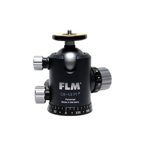  Adorama FLM CB-43FTR Professional 43mm Ball Head with Friction, Tilt Function 12 43 903