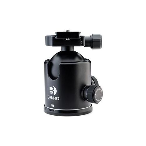  Adorama Benro B5 Triple Action Ball Head with PU85 Quick-Release Plate B5